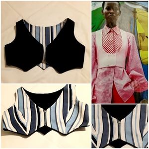 Vintage Hiphop Reversible Vest